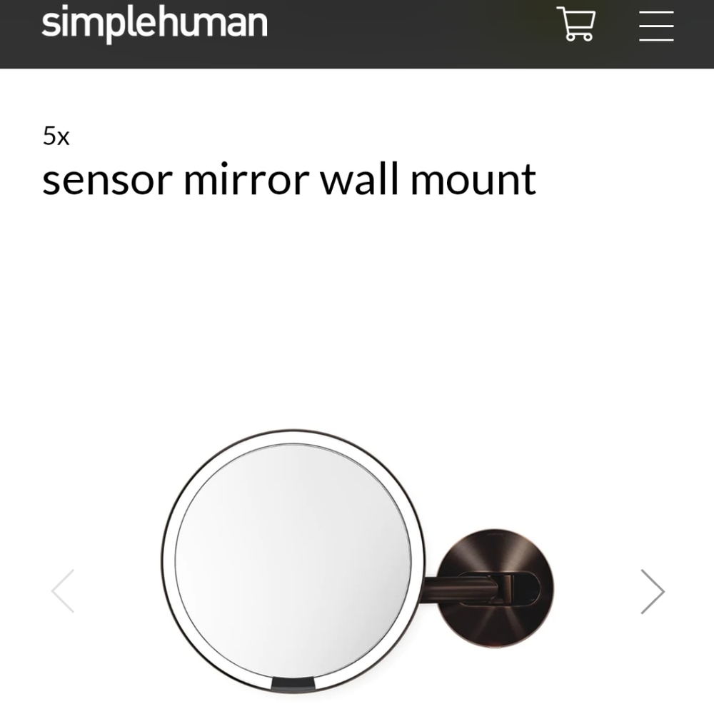 SimpleHuman Sensor Mirror *NEW*